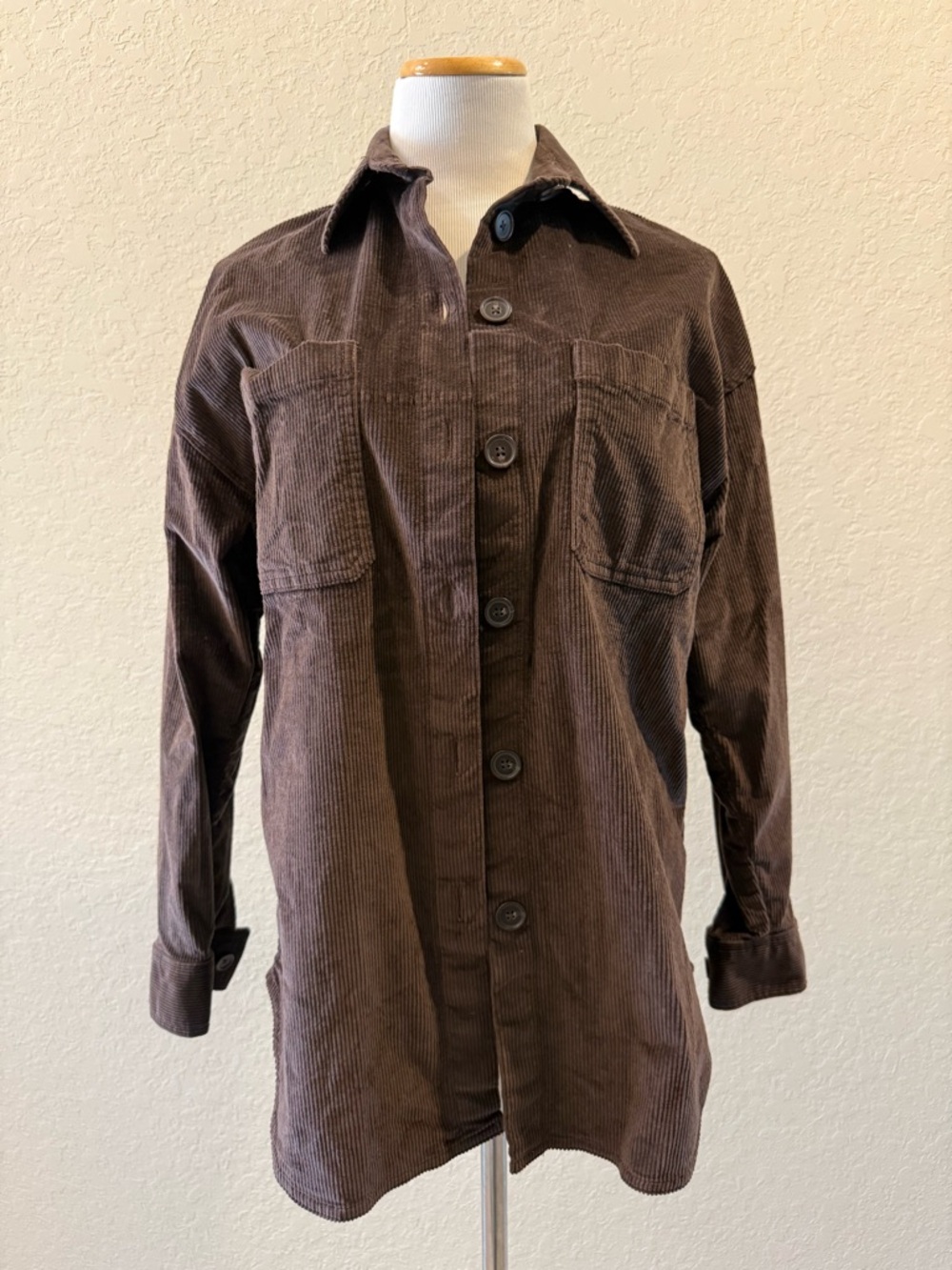 Aritzia The Group Babaton Corduroy Graydon Shirt